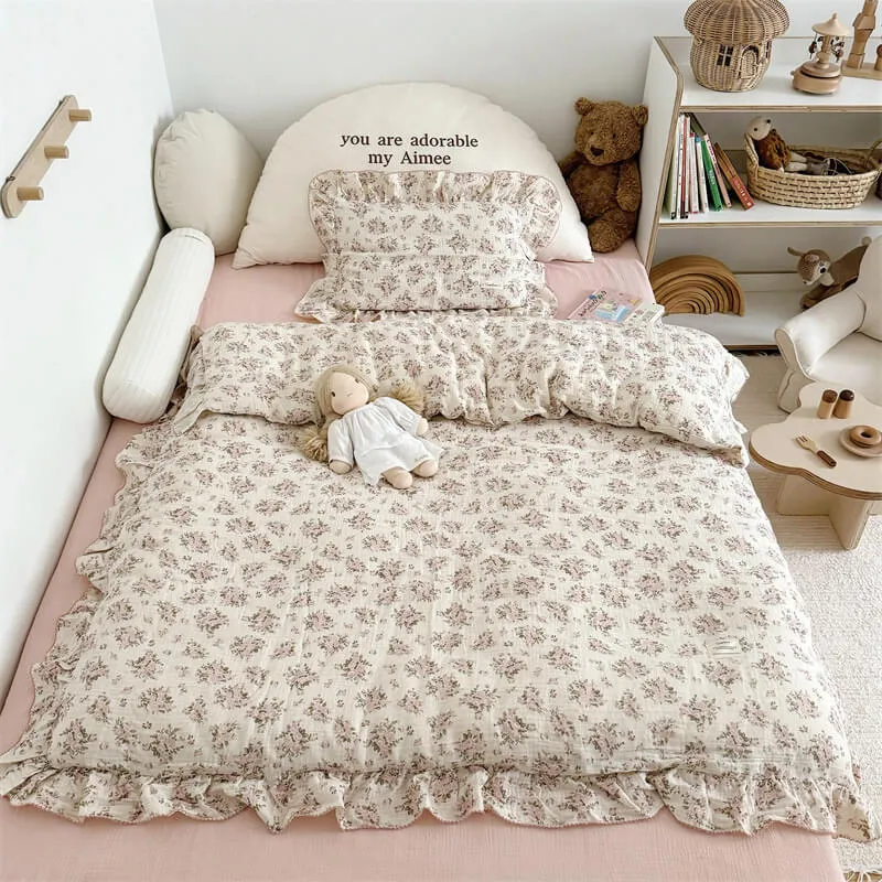 Twin Size Ruffle Bedding