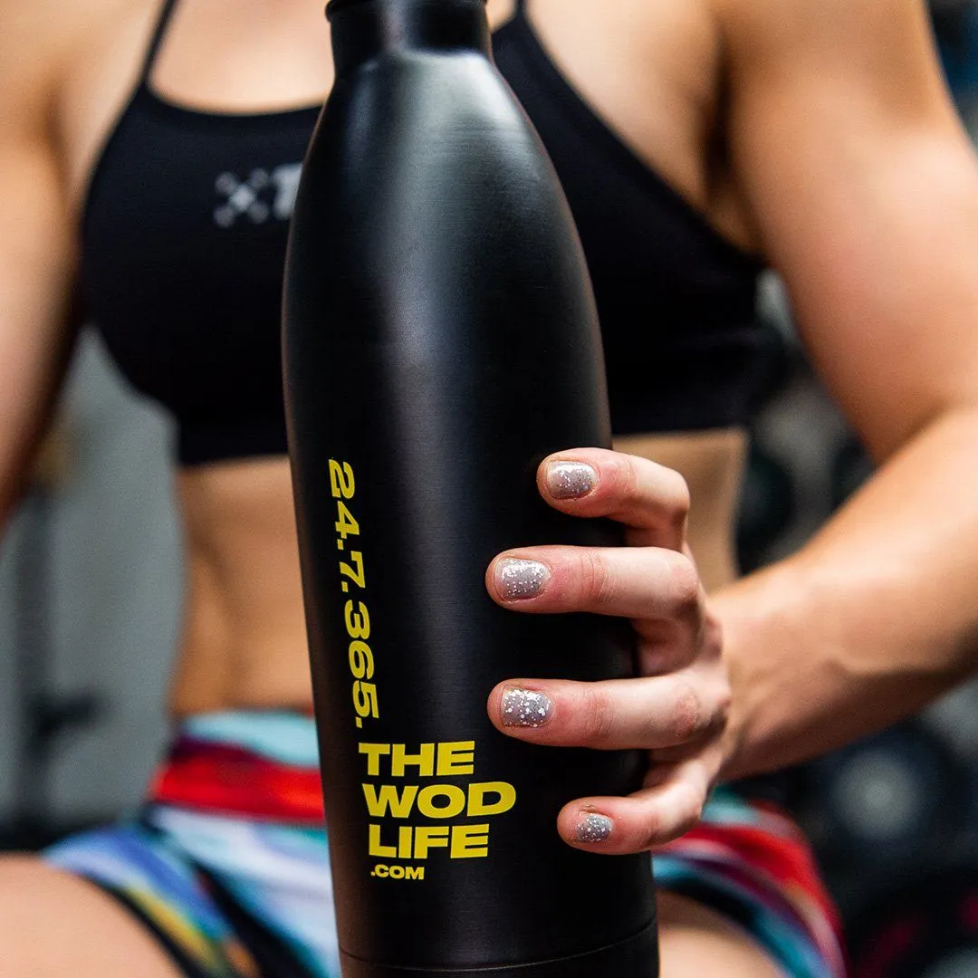 TWL - 1L WATER BOTTLE - MATTE BLACK