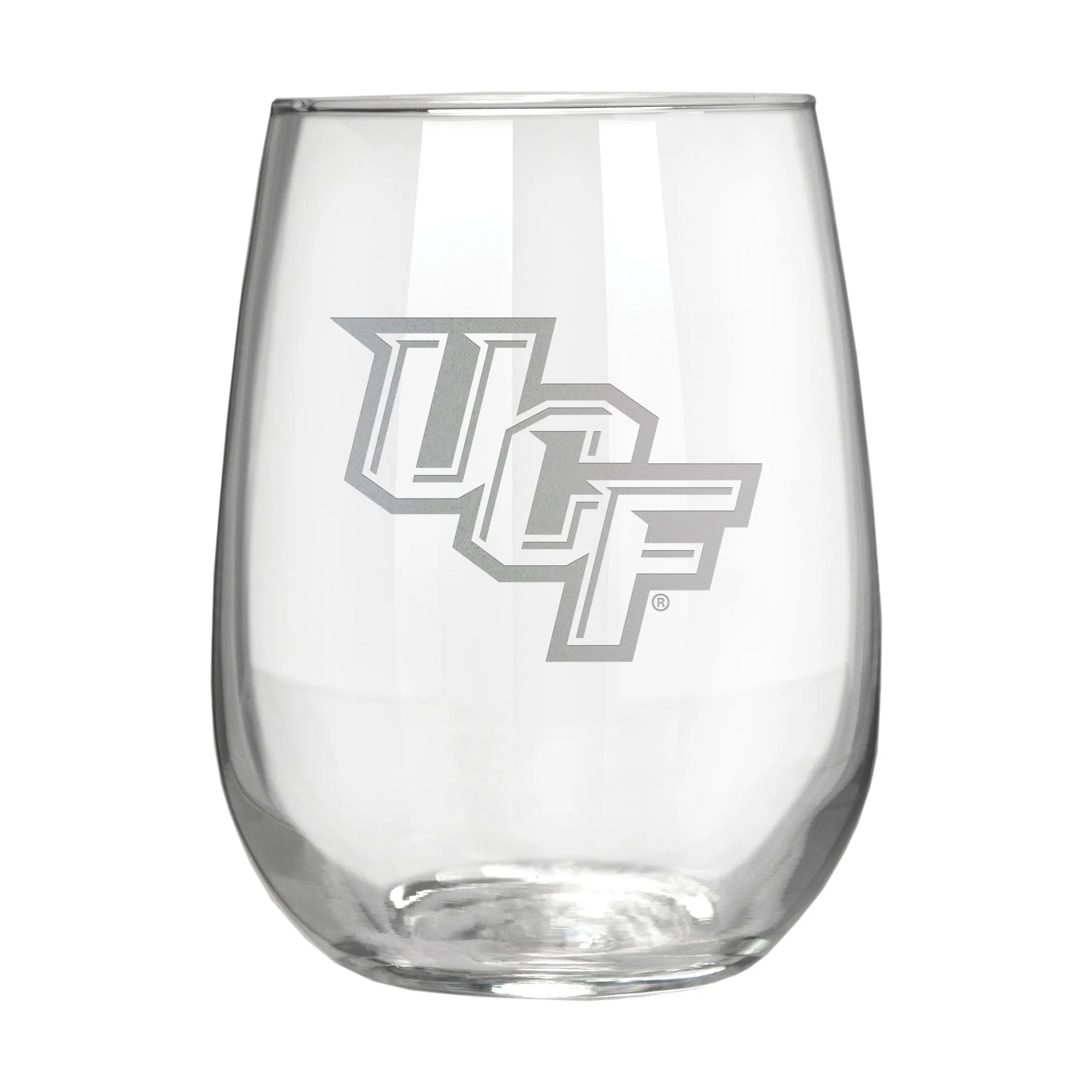 UCF Knights 17 oz. Stemless Wine Glass