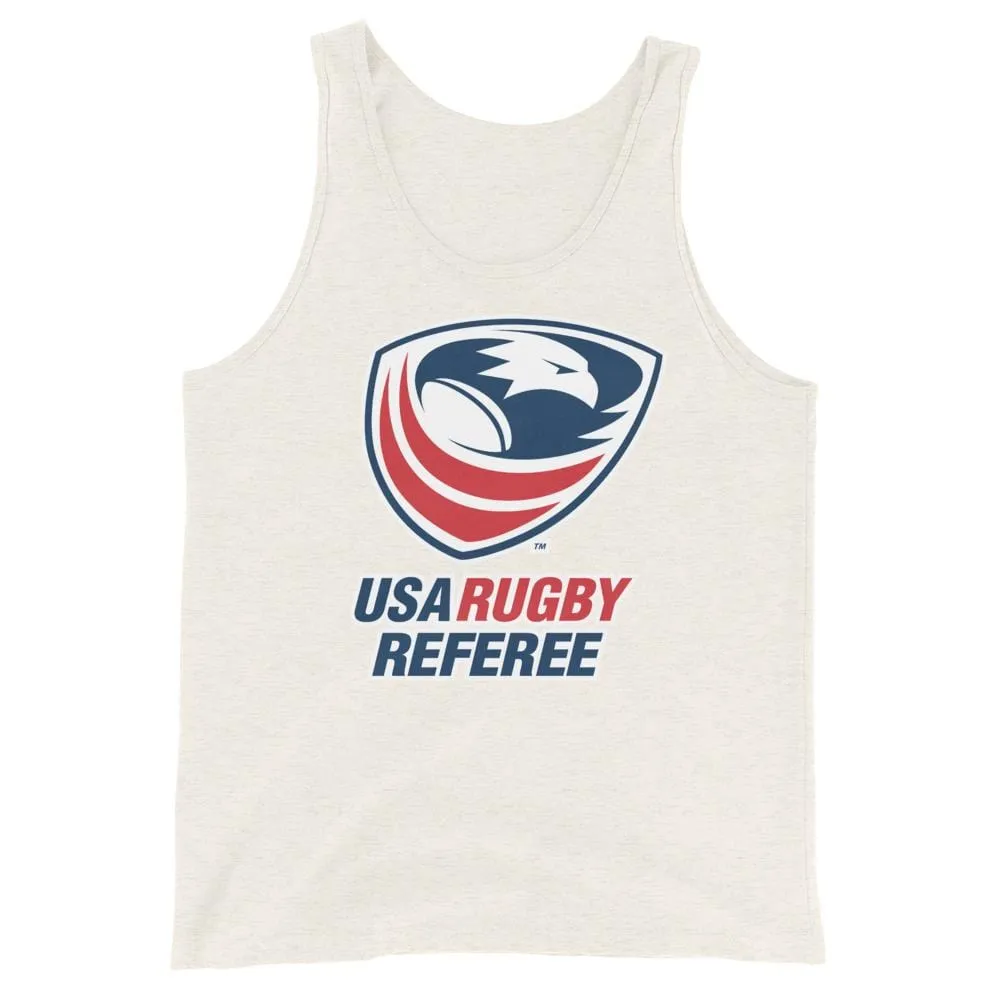 USA Rugby Referees Unisex Bingtang Singlet Oatmeal