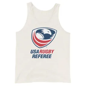 USA Rugby Referees Unisex Bingtang Singlet Oatmeal