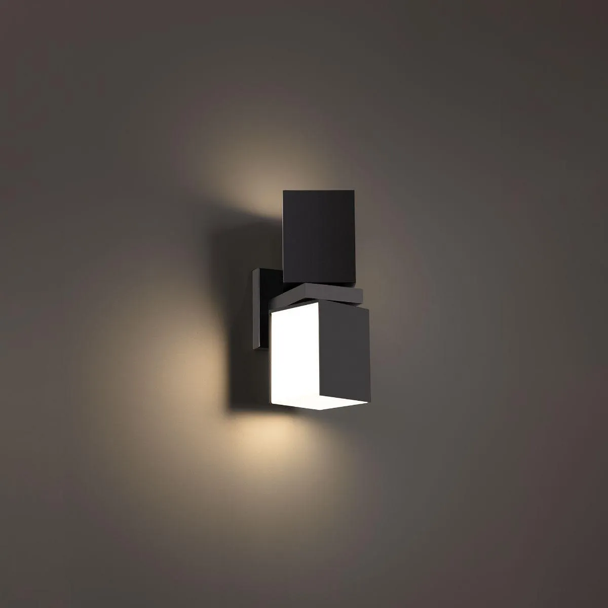 Vaiation 12 in. LED Outdoor Sconce Sconce 3500K Black Finish