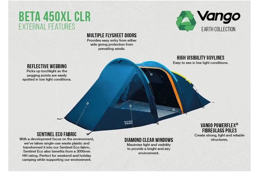 Vango Beta 450XL CLR XL Tent