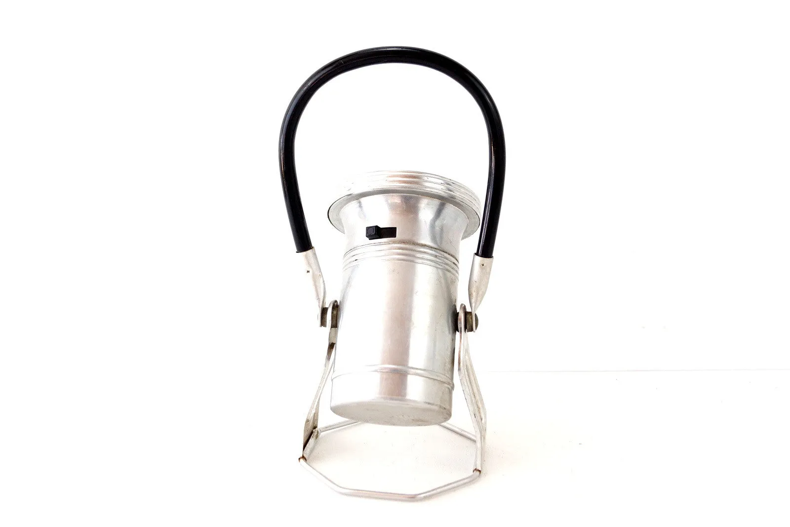 Vintage Ecolite Flashlight / Lantern in Silver (c.1960s)