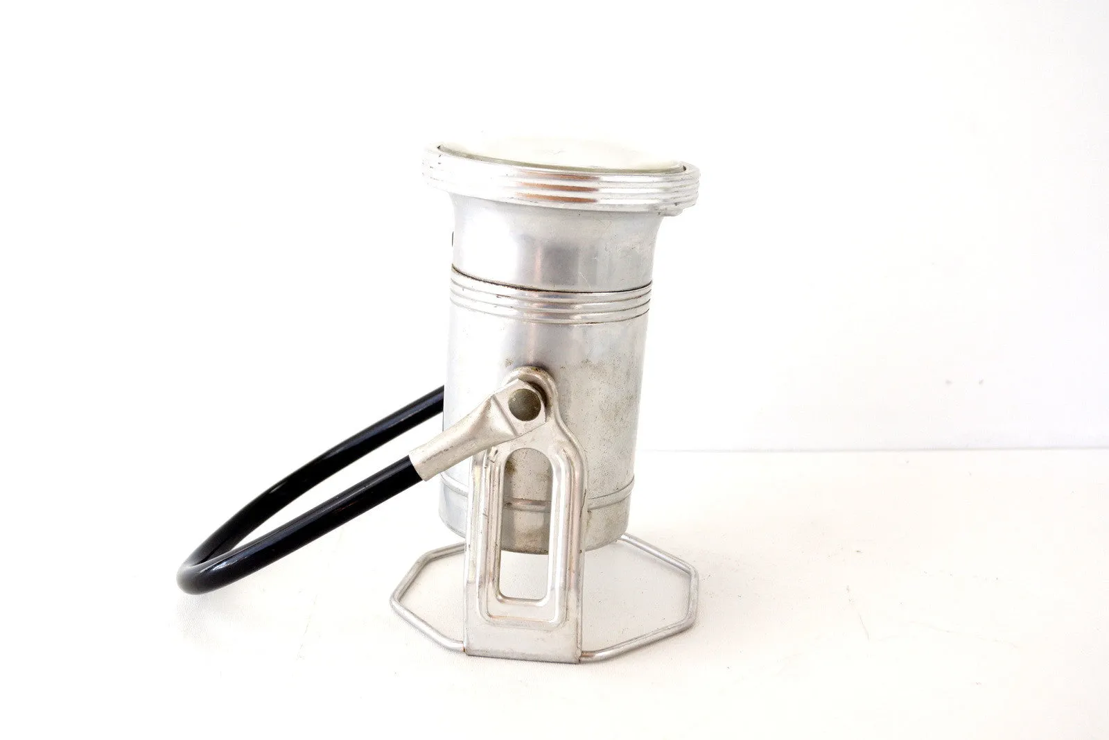 Vintage Ecolite Flashlight / Lantern in Silver (c.1960s)