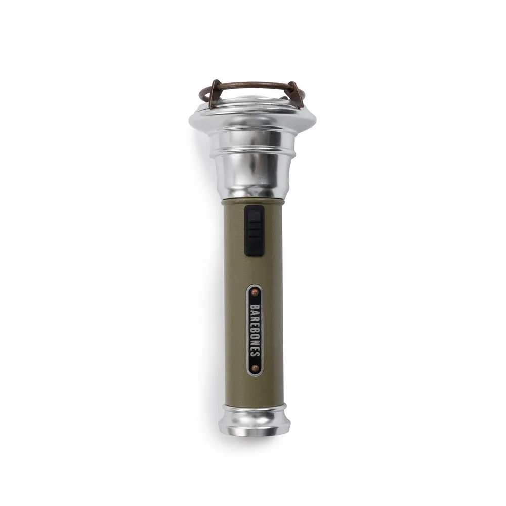 Vintage Flashlight - Olive