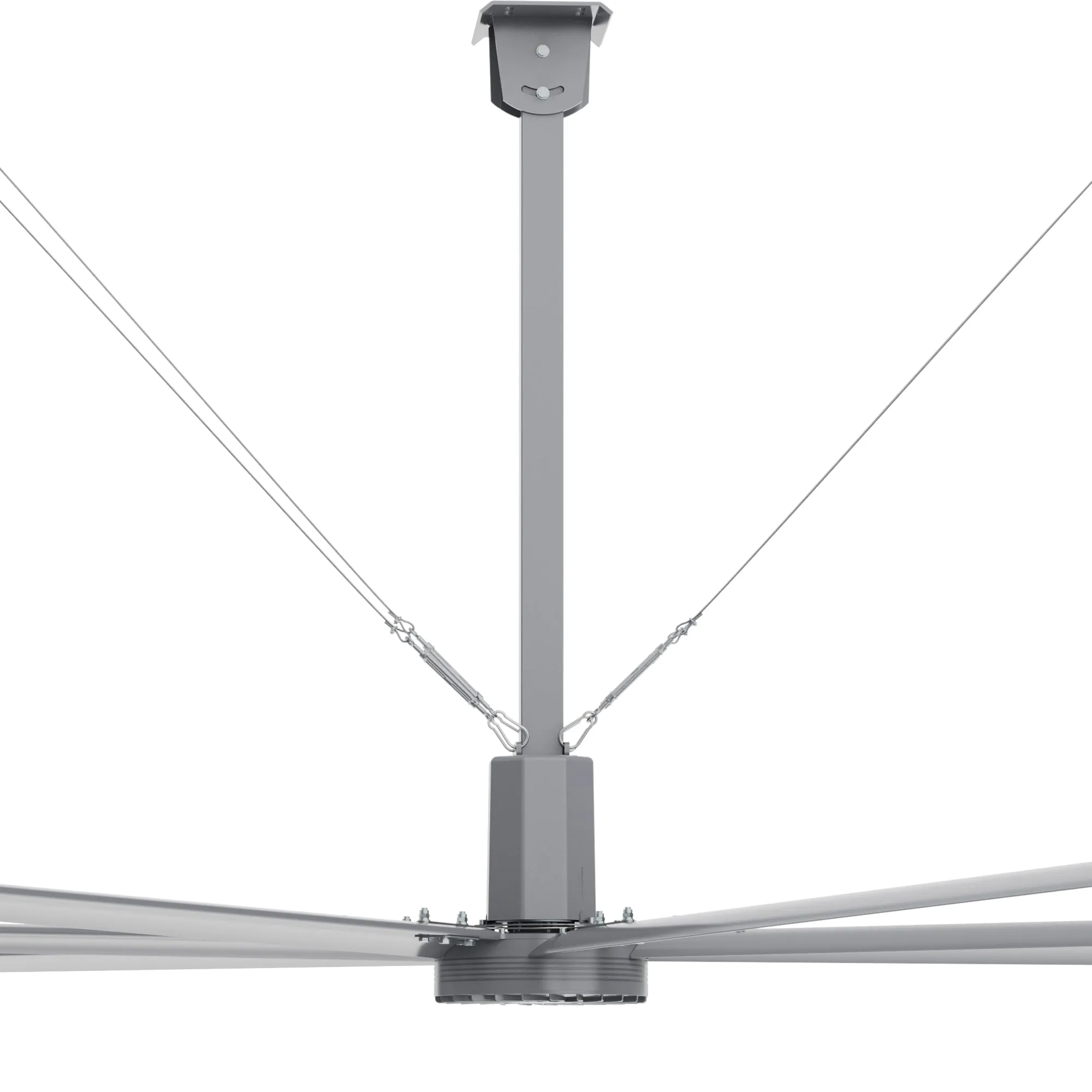 Visby Heavy-duty Industrial Ceiling Fan with Direct-Drive Motor 20-24ft