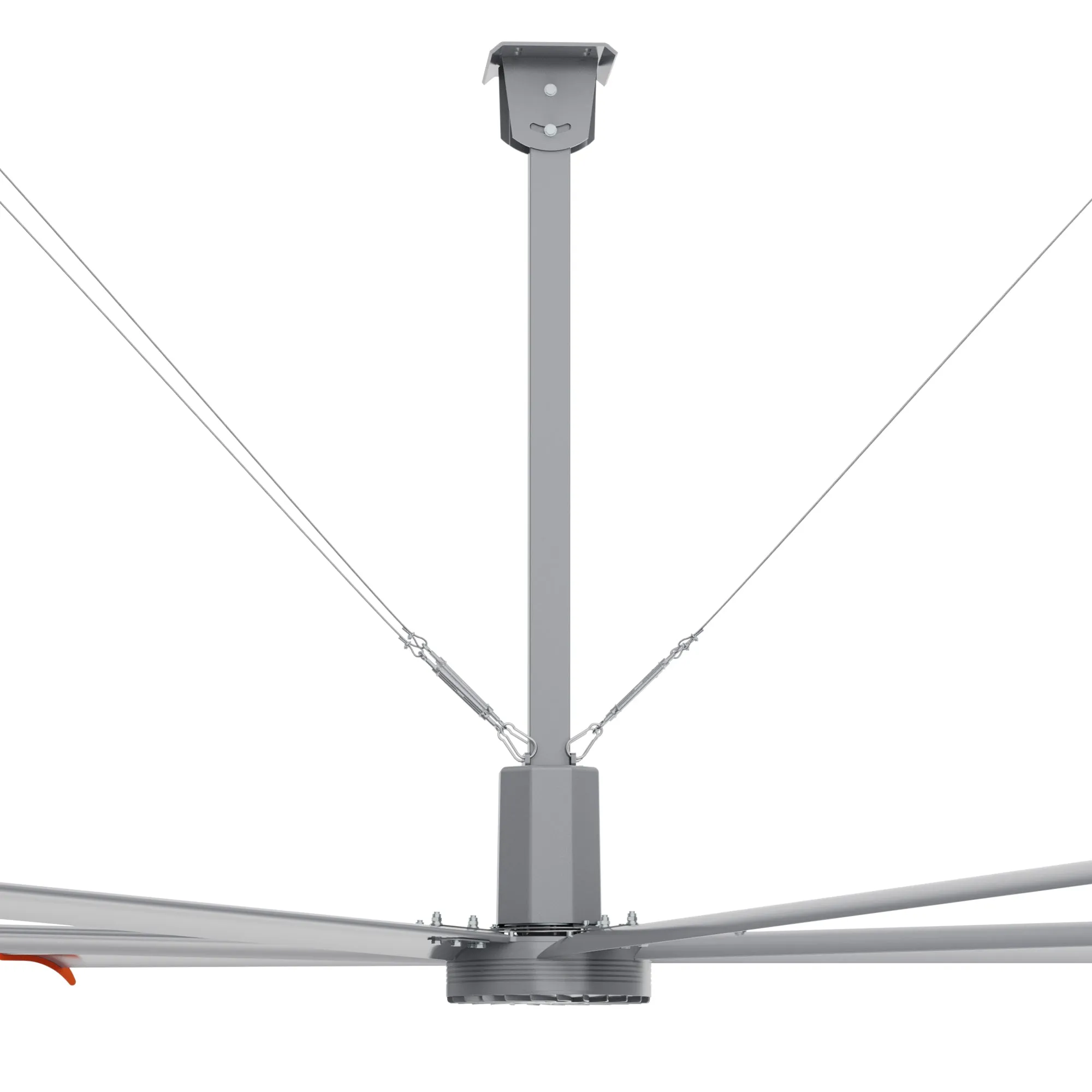 Visby Heavy-duty Industrial Ceiling Fan with Direct-Drive Motor 20-24ft