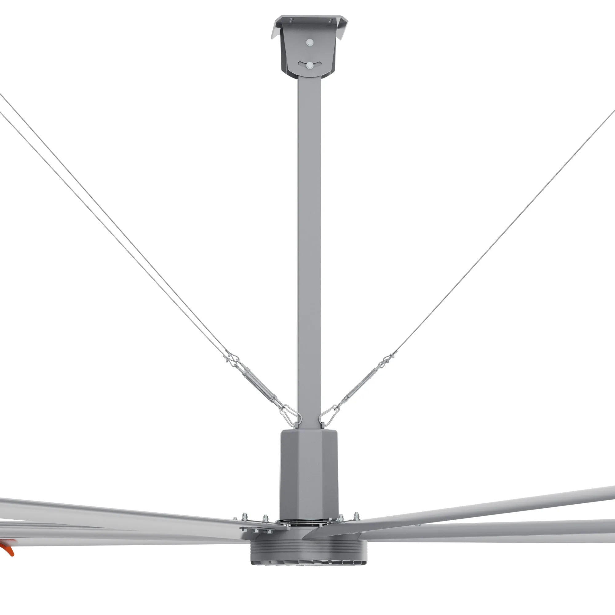 Visby Heavy-duty Industrial Ceiling Fan with Direct-Drive Motor 20-24ft