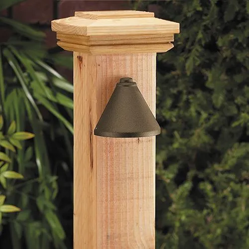 Vista Outdoor Lighting - SL-4250-Z-NL - Wall Mount Step Light, Architectural Bronze, Fixture has NO LAMP