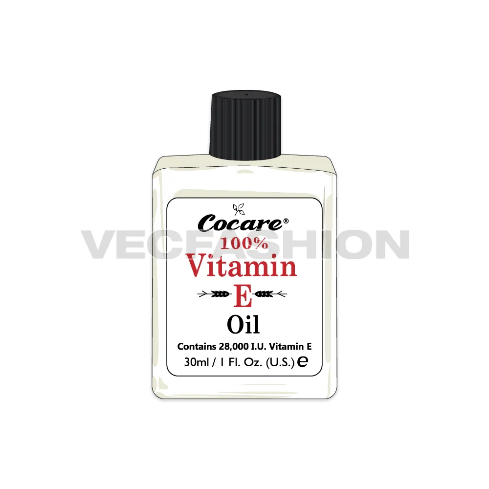 Vitamin Oil Bottle