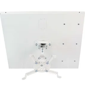 Vivo White Universal Drop Ceiling Projector Mount, MOUNT-VP07DP