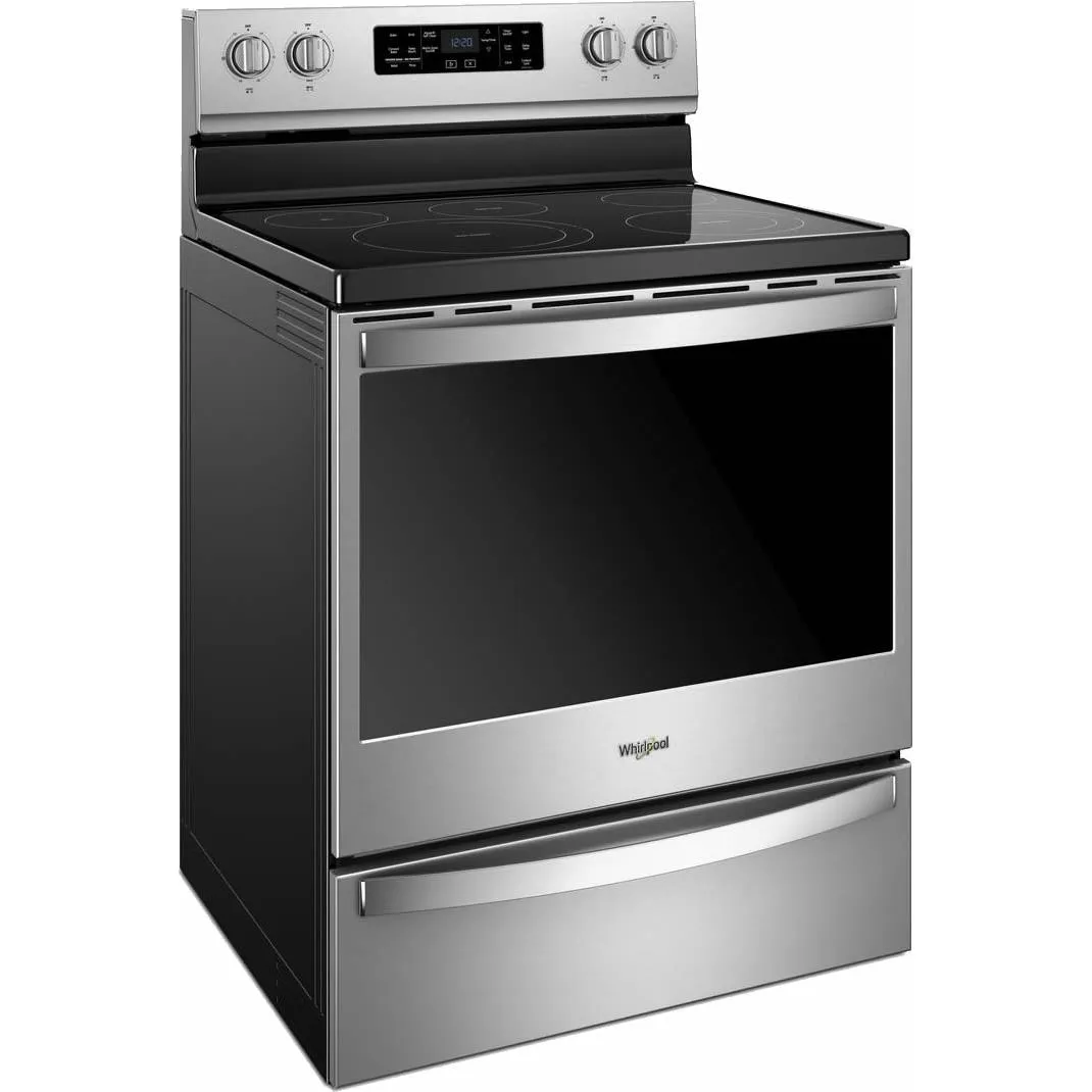 Whirlpool 30-inch Freestanding Electric Range with Frozen Bake™ Technology YWFE775H0HZ