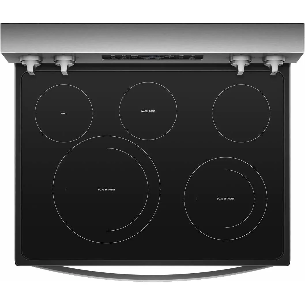 Whirlpool 30-inch Freestanding Electric Range with Frozen Bake™ Technology YWFE775H0HZ