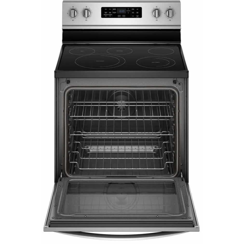 Whirlpool 30-inch Freestanding Electric Range with Frozen Bake™ Technology YWFE775H0HZ