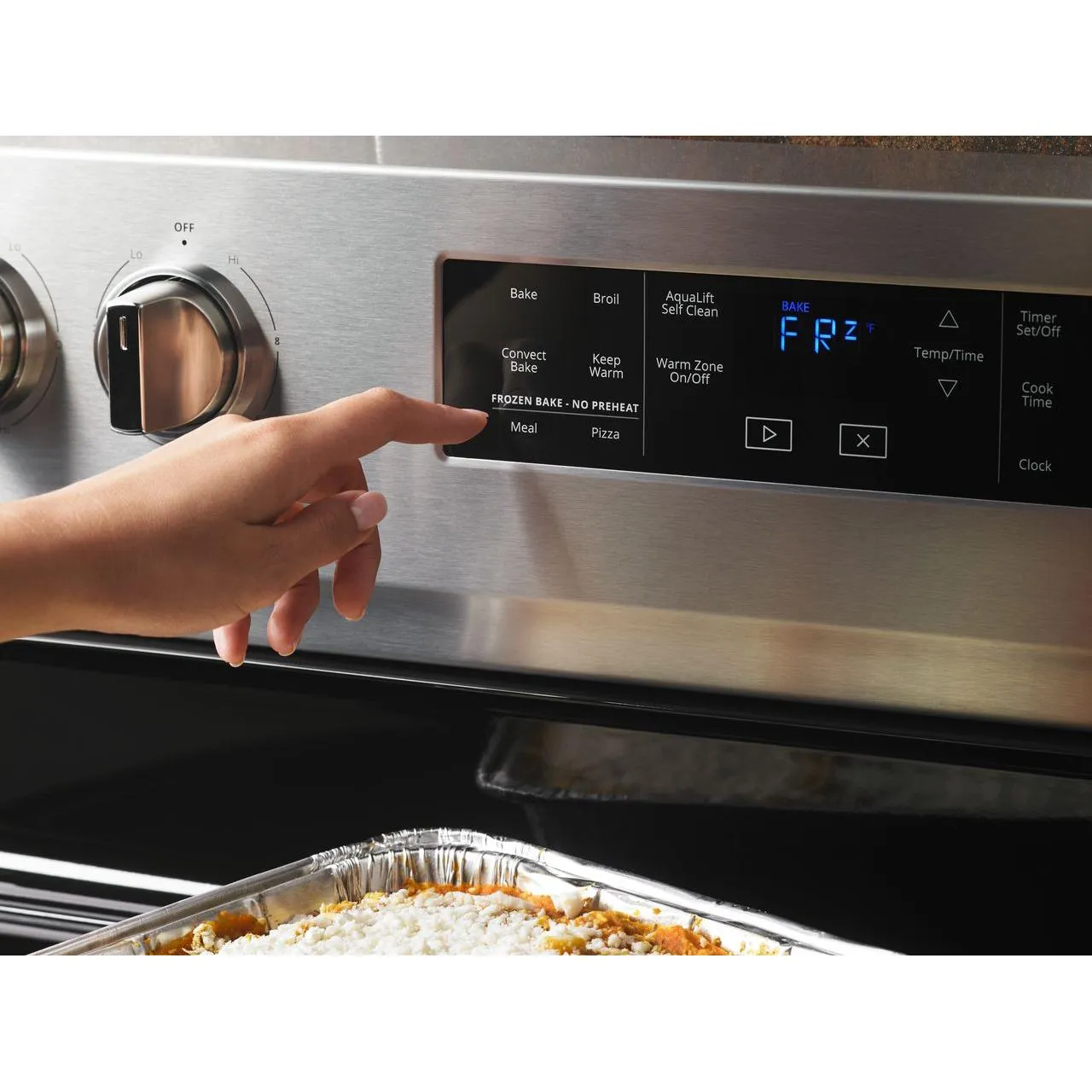 Whirlpool 30-inch Freestanding Electric Range with Frozen Bake™ Technology YWFE775H0HZ