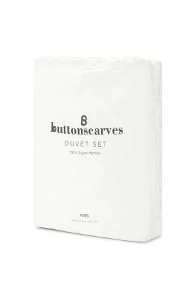 Wicker Duvet King - Super White