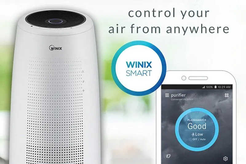 Winix NK105 WiFi Enabled 4-Stage Tower Air Cleaner