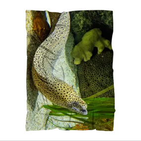 Yellow Eel Sublimation Throw Blanket