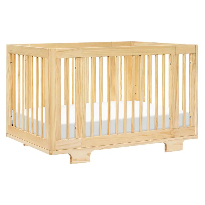 Yuzu 8-in-1 Convertible Crib with All-Stages Conversion Kits | Natural