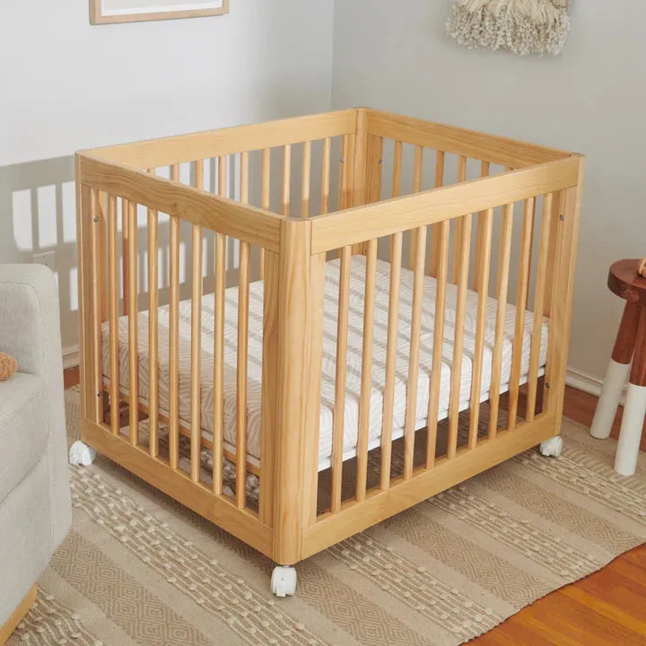 Yuzu 8-in-1 Convertible Crib with All-Stages Conversion Kits | Natural