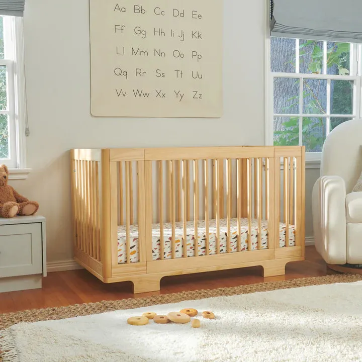 Yuzu 8-in-1 Convertible Crib with All-Stages Conversion Kits | Natural