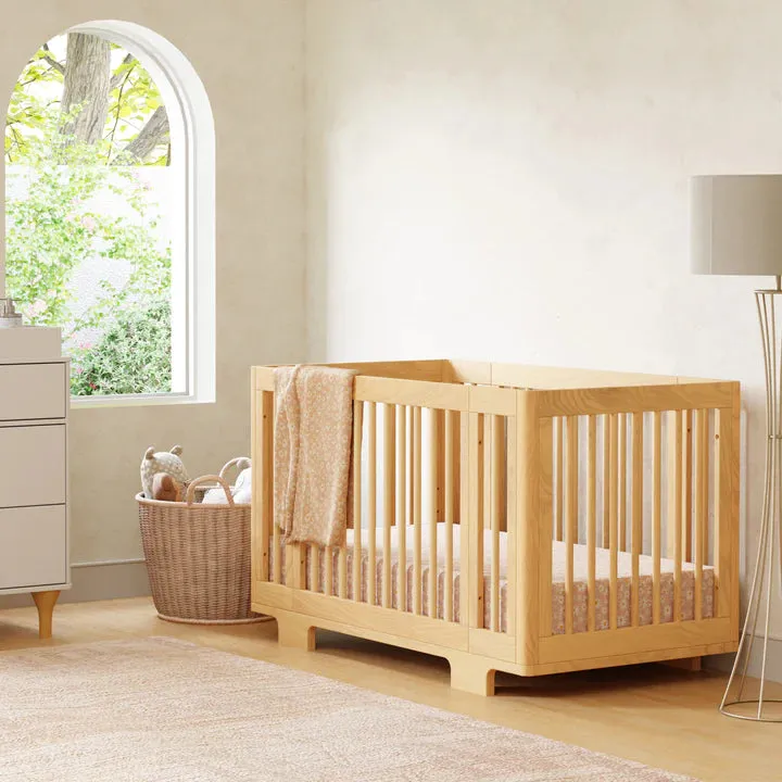 Yuzu 8-in-1 Convertible Crib with All-Stages Conversion Kits | Natural