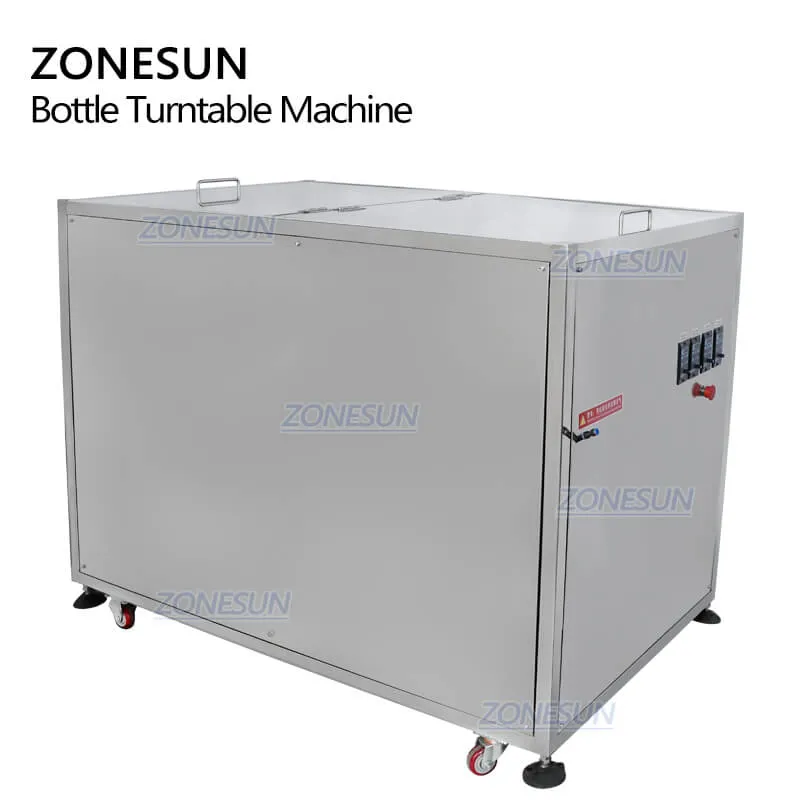 ZONESUN ZS-LP150 Full Automatic Round Rotary Plastic Glass Bottle Unscrambler Turntable Machine