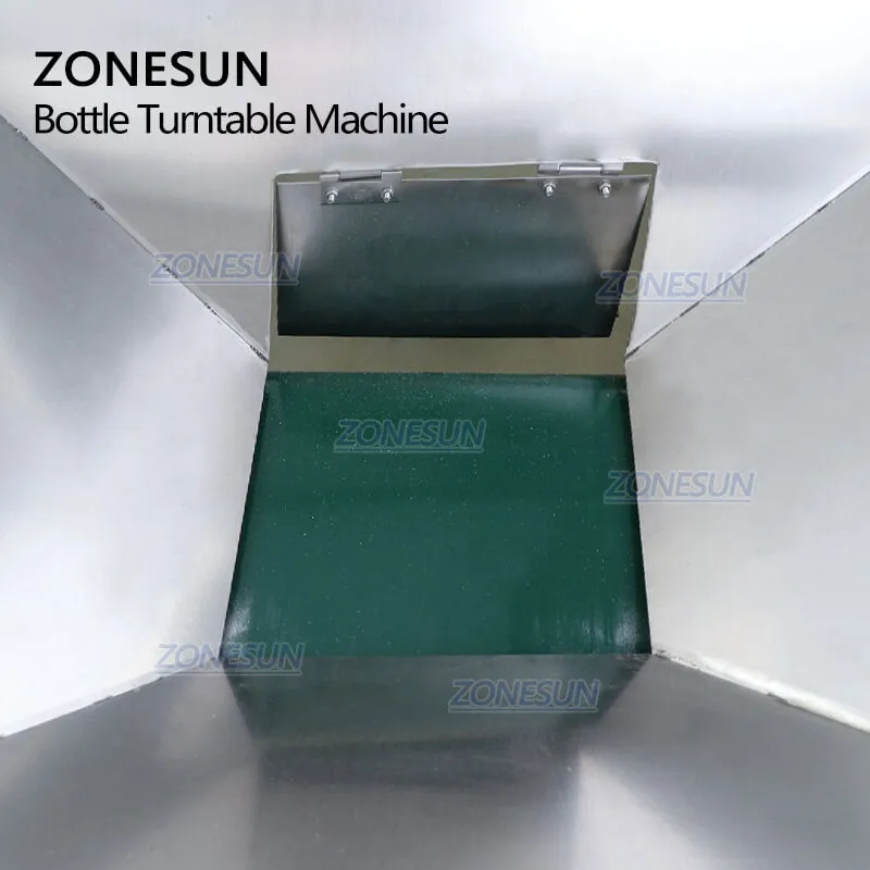 ZONESUN ZS-LP150 Full Automatic Round Rotary Plastic Glass Bottle Unscrambler Turntable Machine